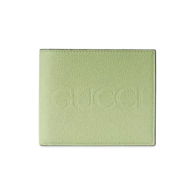 GUCCI Coin Wallet With Gucci Logo Japan Exclusive "Light Green"