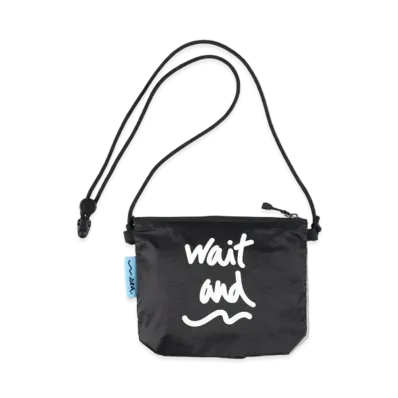 WIND AND SEA x RON LOUIS Light Nylon Sacoche "Black"