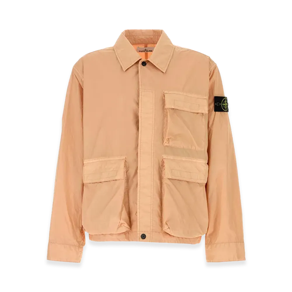 Stone Island Salmon Nylon Jacket "Pink"