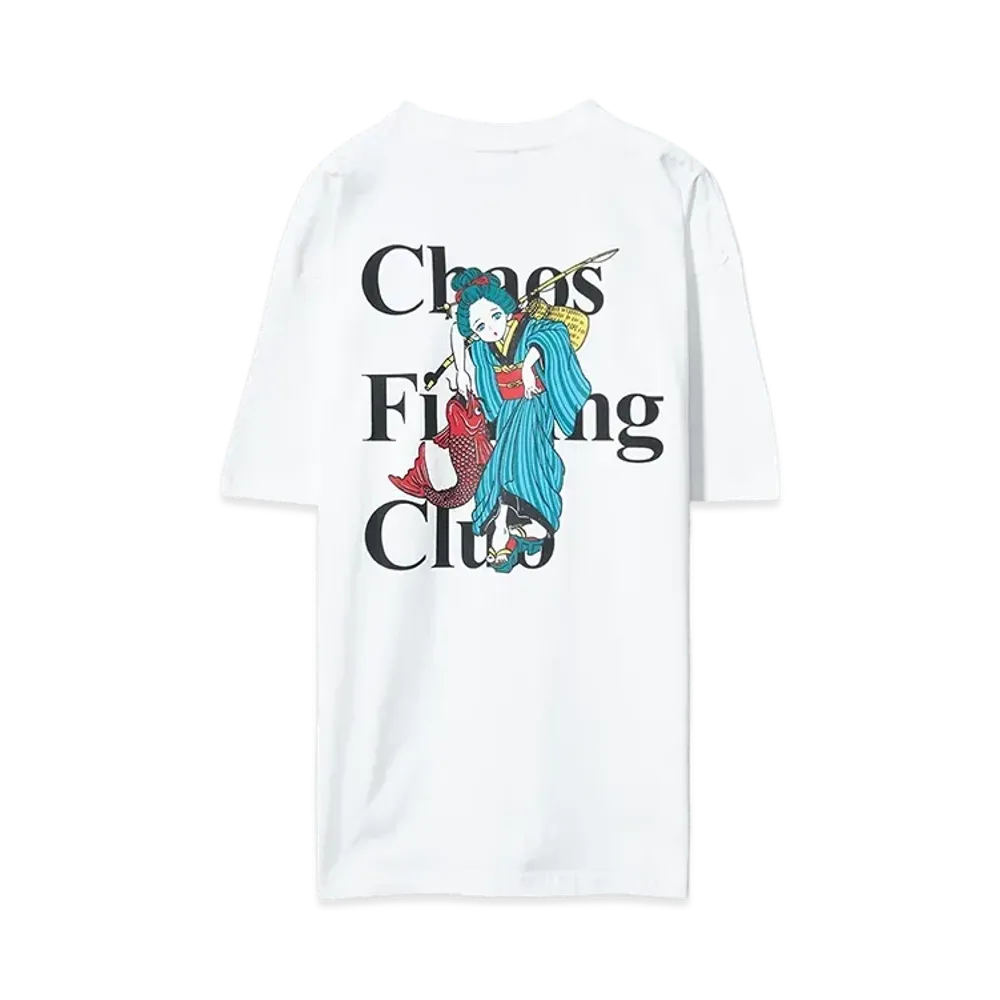 Chaos Fishing Club The Original Fishing Girl T-Shirt S/S "WHITE"