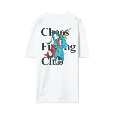 Chaos Fishing Club The Original Fishing Girl T-Shirt S/S "WHITE"