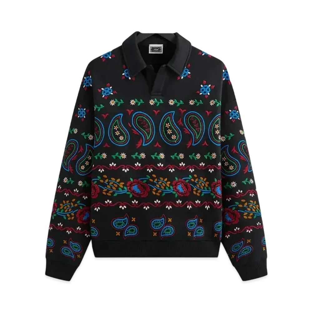 Kith Nelson Collared Overshirt "Black"