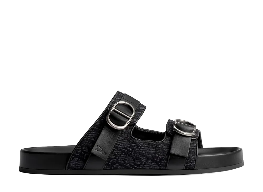 Dior Aqua Sandal Dior Oblique Jacquard "Black"