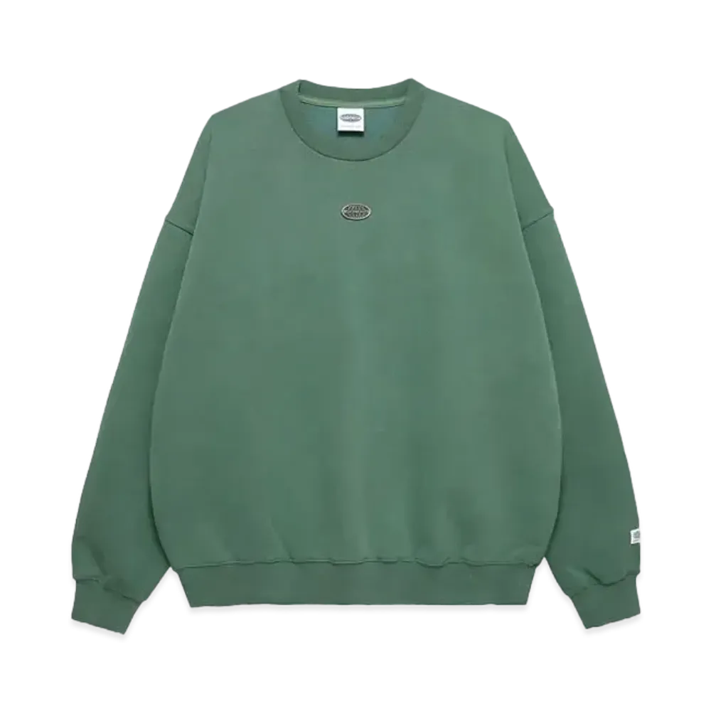 Paragraph Metal Ellipse Logo Crew "Green"