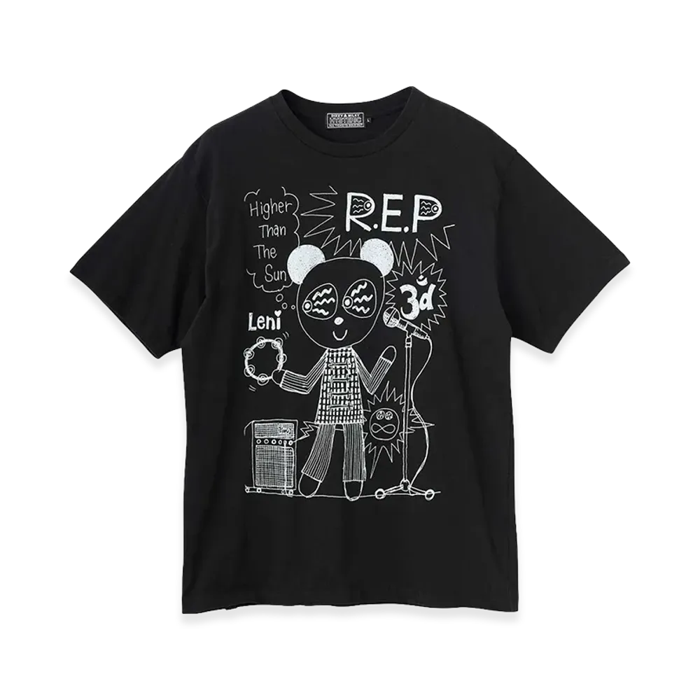 HYSTERIC GLAMOUR R.E.P. Higher Than The Sun T-Shirt "Black"