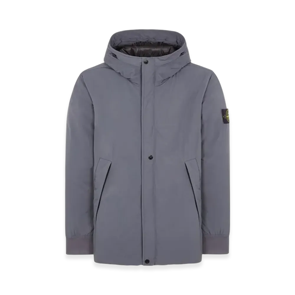 Stone Island 41826 Micro Twill Primaloft Pure Insulation Technology Hooded Jacket - 23FW "Lead"