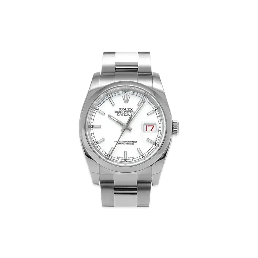 ROLEX Datejust 36 "White/Stainless Steel"