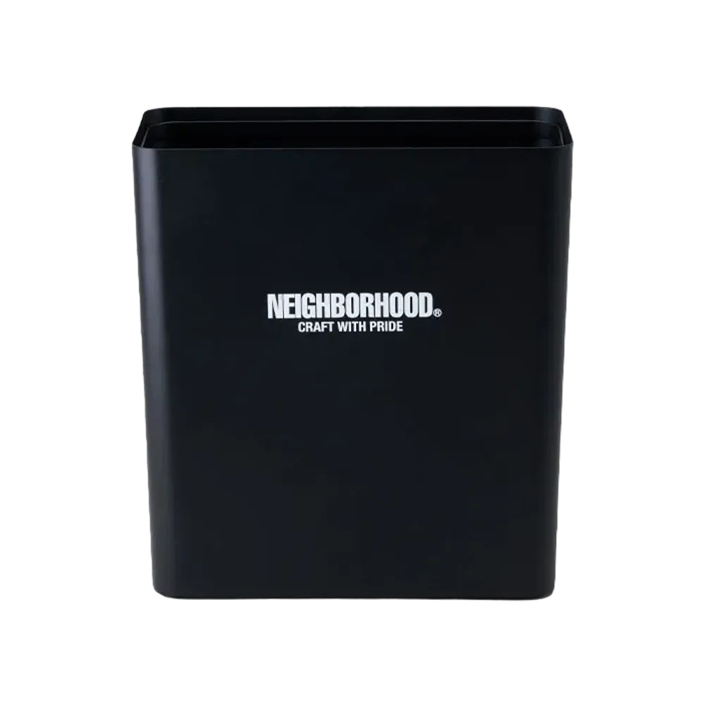 NEIGHBORHOOD Logo Trash Can "Black"