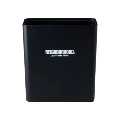 NEIGHBORHOOD Logo Trash Can "Black"