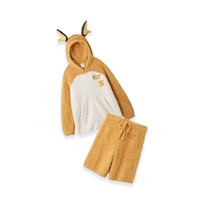 GELATO PIQUE x Pokemon Gelato Raichu Hoodie & Half Pants Set "Orange"