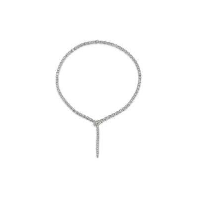 BVLGARI Serpenti Viper Necklace "White Gold"
