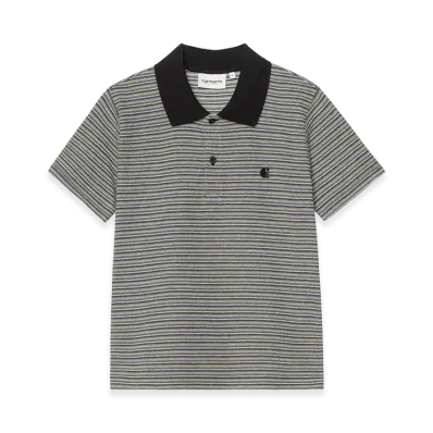 Carhartt WIP Women's S/S Dion Polo "Dion Stripe Icaria"