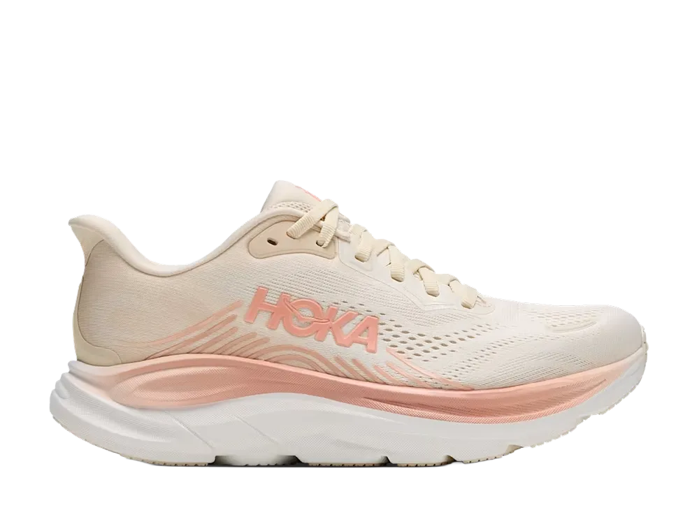 Hoka Women's Clifton 11 "Whisper White/Rose Gold"