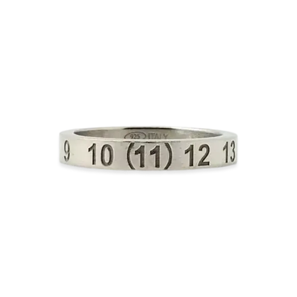 Maison Margiela Logo Wide Ring "Silver"