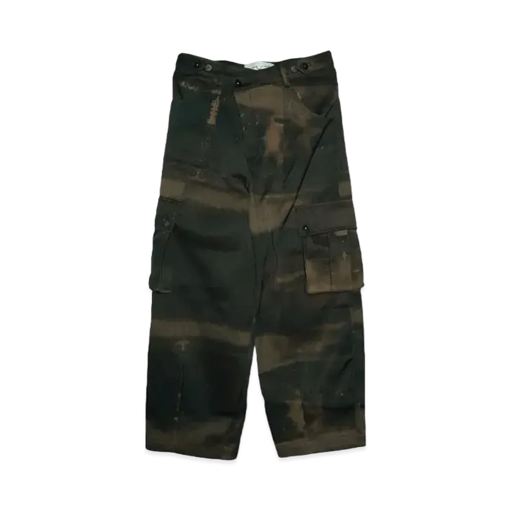 Feng Chen Wang PRINTED CARGO PANTS "BROWN"