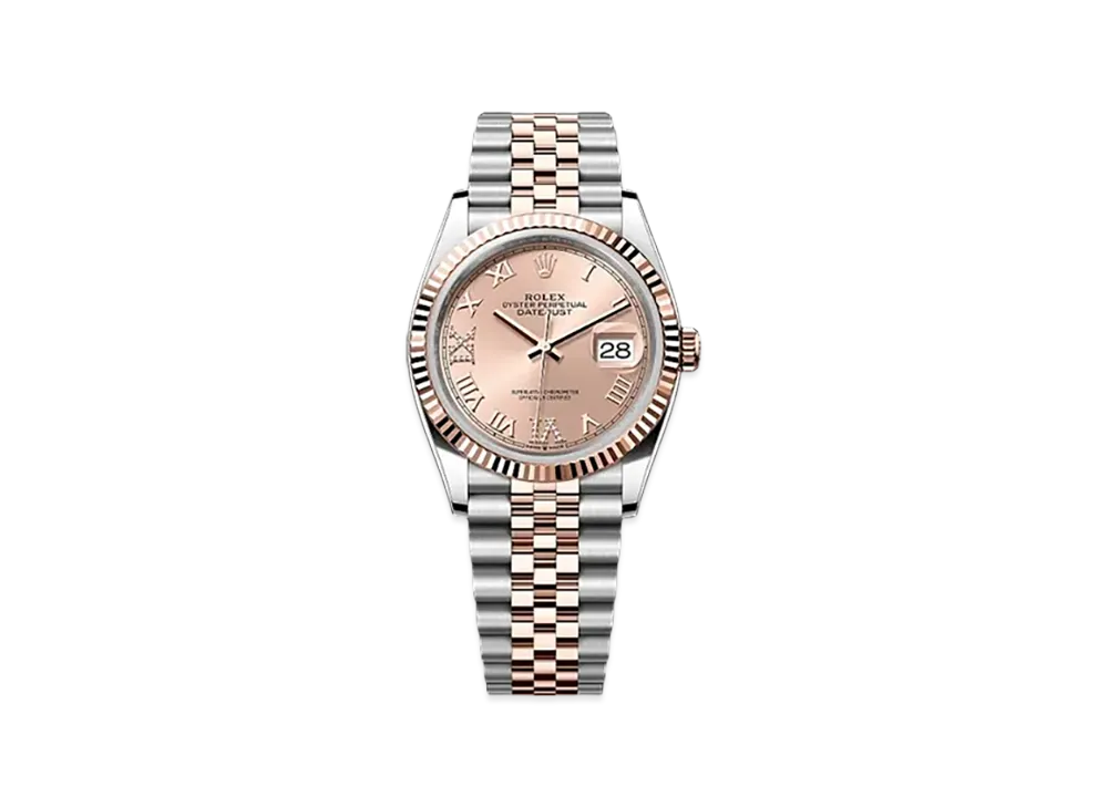 ROLEX Datejust 36 Oystersteel & Everose Gold "Everose Gold"