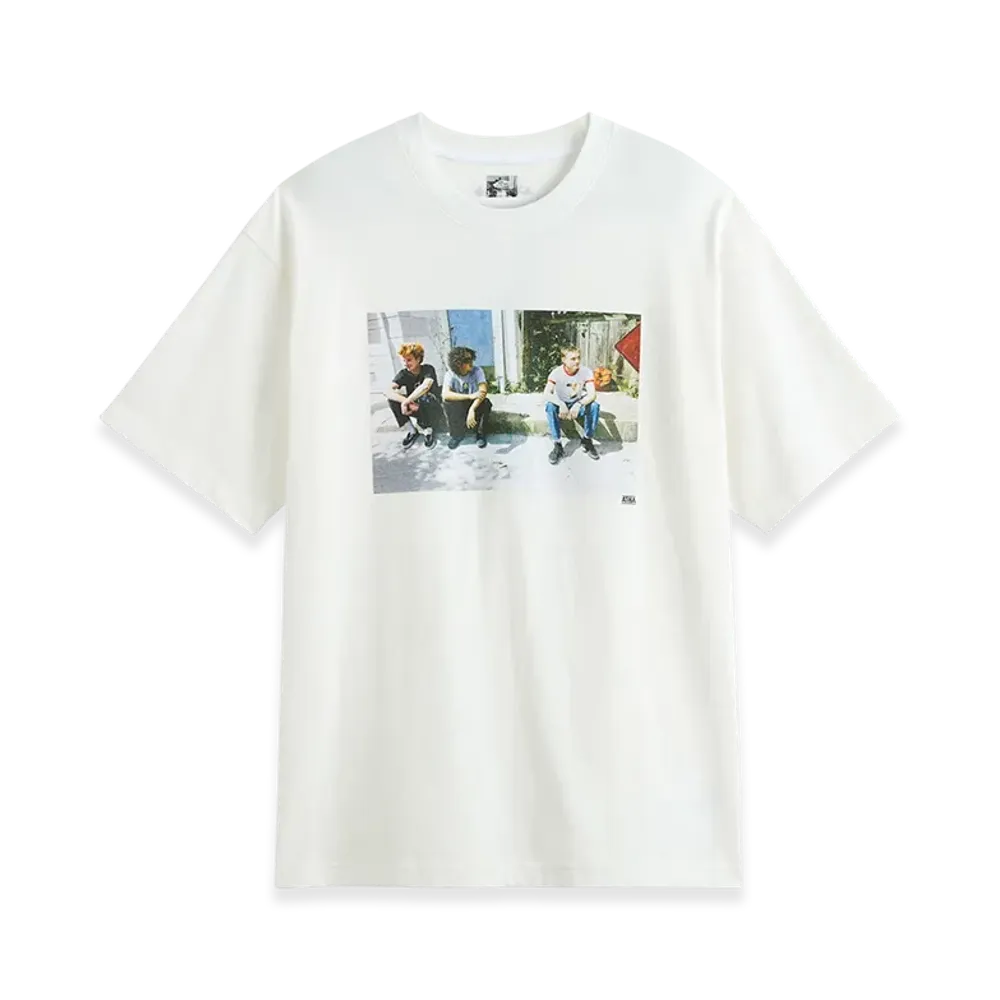 VANS Skate Curb Crew T-Shirt by Atiba Jefferson "White"