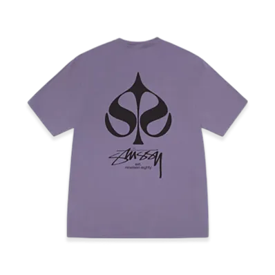 Stussy Spade Tee Pigment Dyed "Grape"