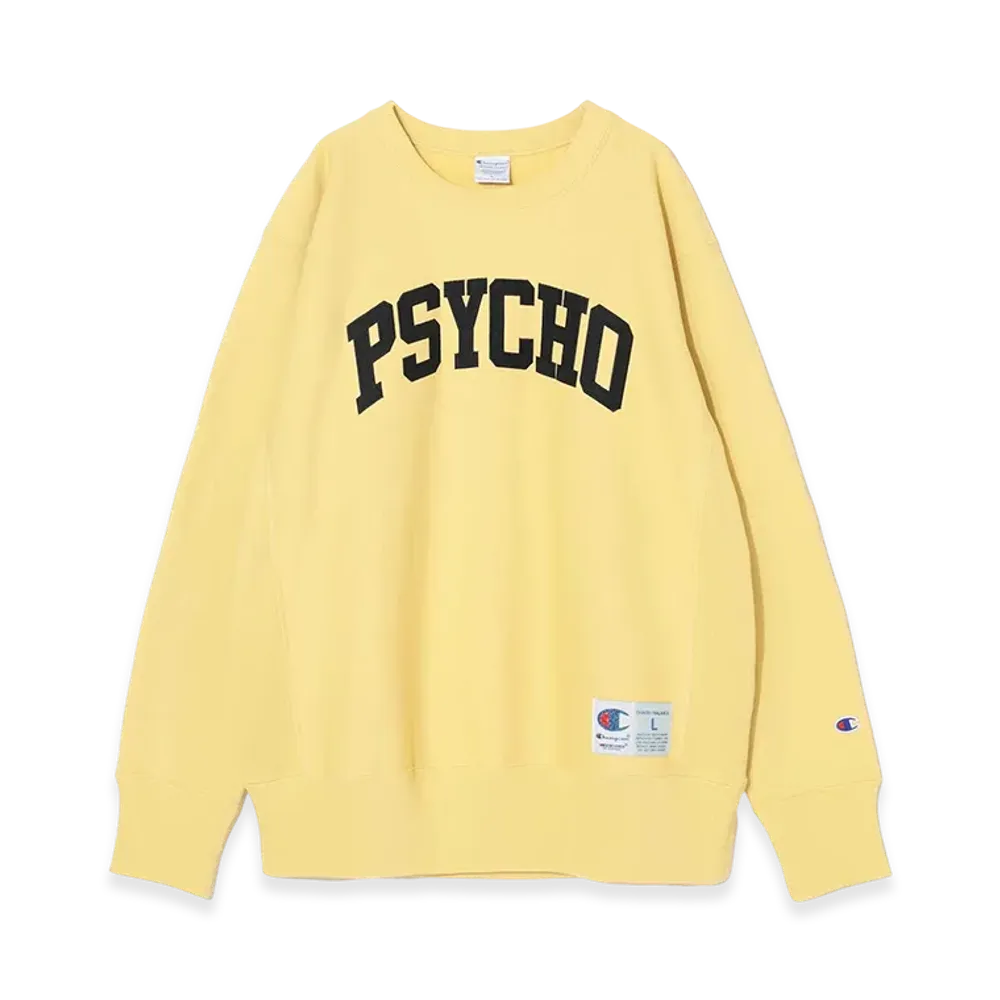 UNDERCOVER x Champion Cotton Fleece Lined Sweat Pullover "Light Yellow"