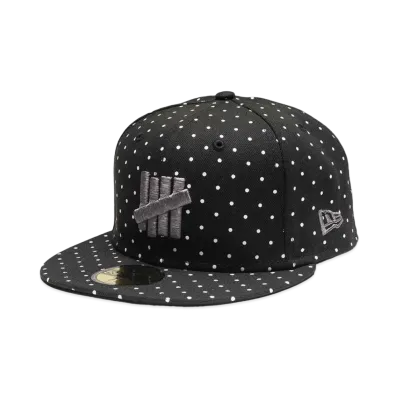UNDEFEATED x NE Icon Dot Fitted "Black"