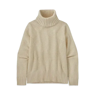 Patagonia Women's Recycled Cashmere Turtleneck "Natural"