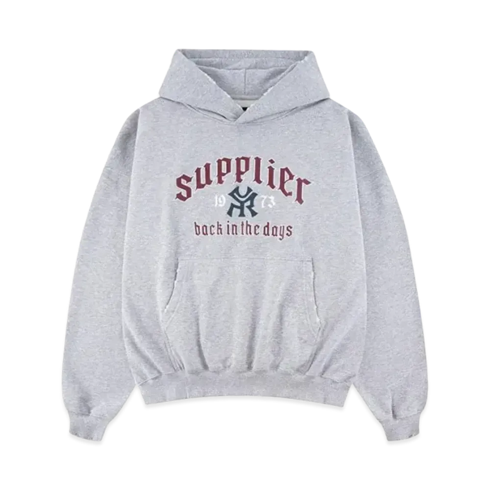 SUPPLIER Vintage Wash Logo Hoodie "Grey"