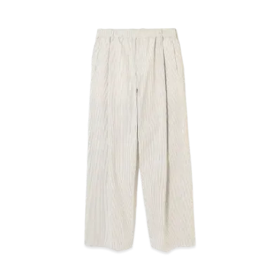 N.HOOLYWOOD Tucked Straight Pants "Beige"