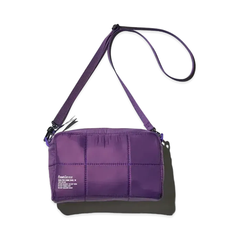 FreshService Quilted Cube Bag_M "Purple"
