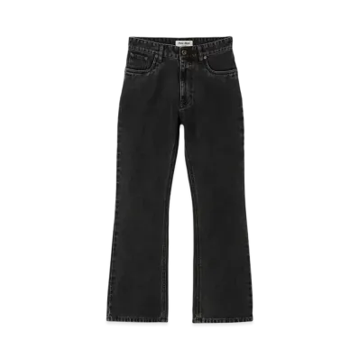 MIU MIU Women's Denim Pants "Black"