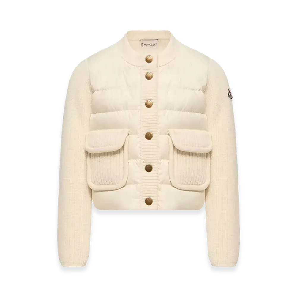 MONCLER Kids Sweaters "Off-White"