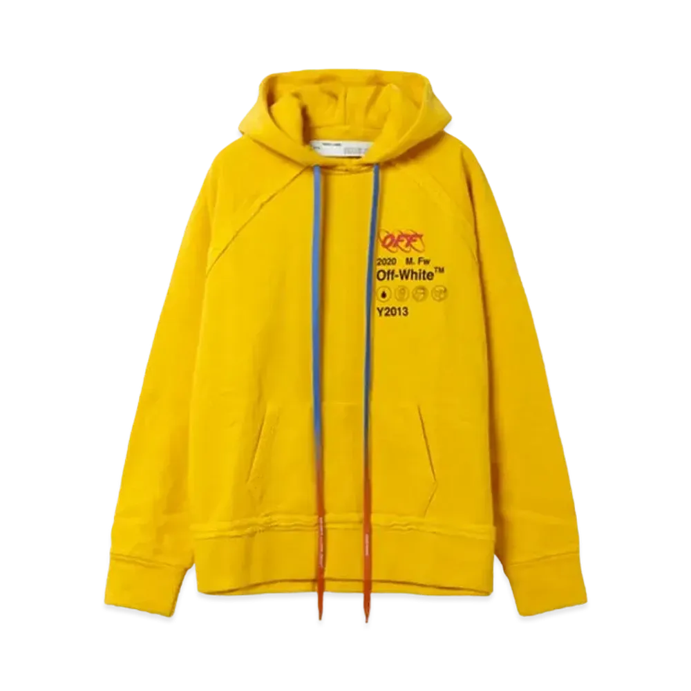 OFF-WHITE Oversized Industrial Y013 Hoodie "Yellow"