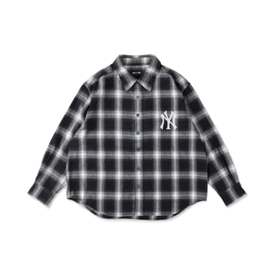 WIND AND SEA x MLB Check Shirt "Yankees"