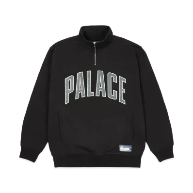 PALACE 1/4 ZIP FUNNEL "Black"