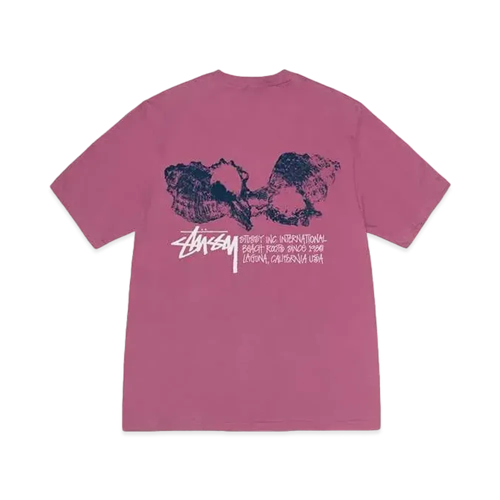 Stussy Shells Tee "Berry"