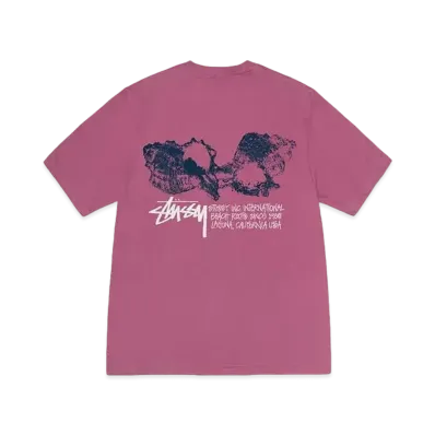 Stussy Shells Tee "Berry"