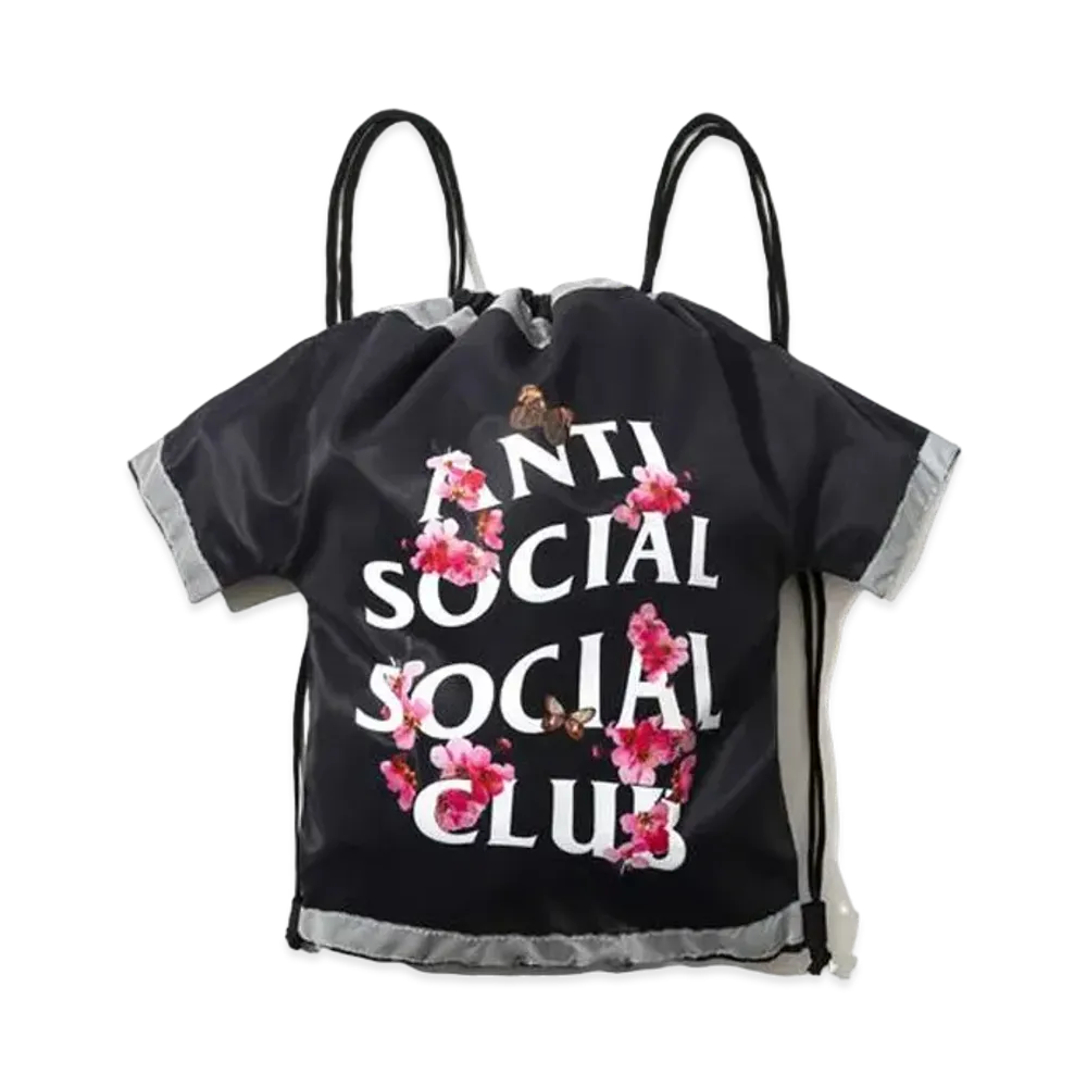 ANTI SOCIAL SOCIAL CLUB Cute AF - Drawstring Bag "Black"