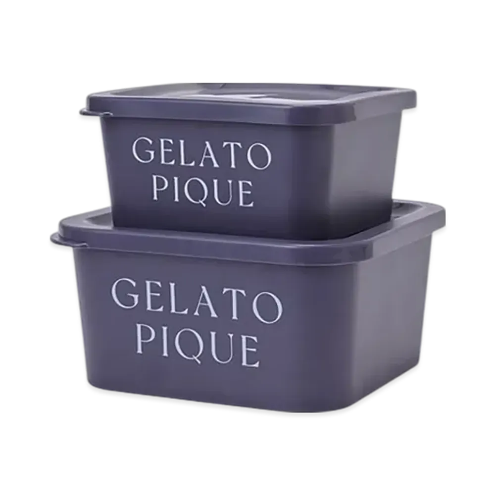 GELATO PIQUE 3 Pattern Tupperware "Navy"