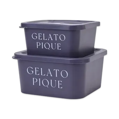 GELATO PIQUE 3 Pattern Tupperware "Navy"
