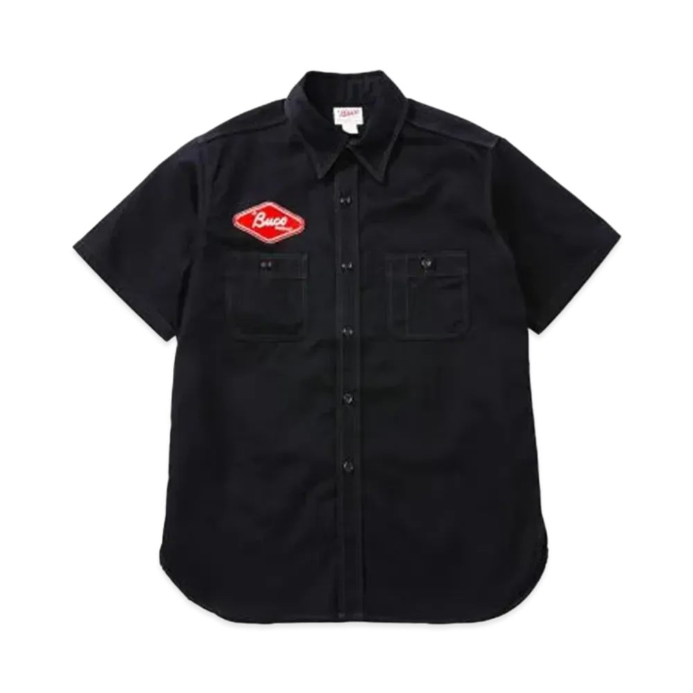 THE REAL McCOY'S BUCO CLUB SHIRT S/S / ENGINEERS "Black"