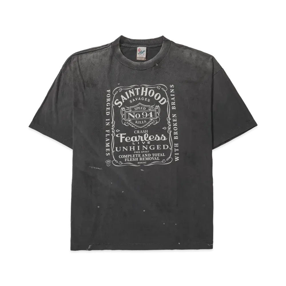 SAINT Mxxxxxx x NEIGHBORHOOD SS Tee STHD.FEARLESS "Black" 25119SMN-CSM03S / SM-HR8-0000-C70