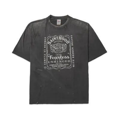 SAINT Mxxxxxx x NEIGHBORHOOD SS Tee STHD.FEARLESS "Black" 25119SMN-CSM03S / SM-HR8-0000-C70
