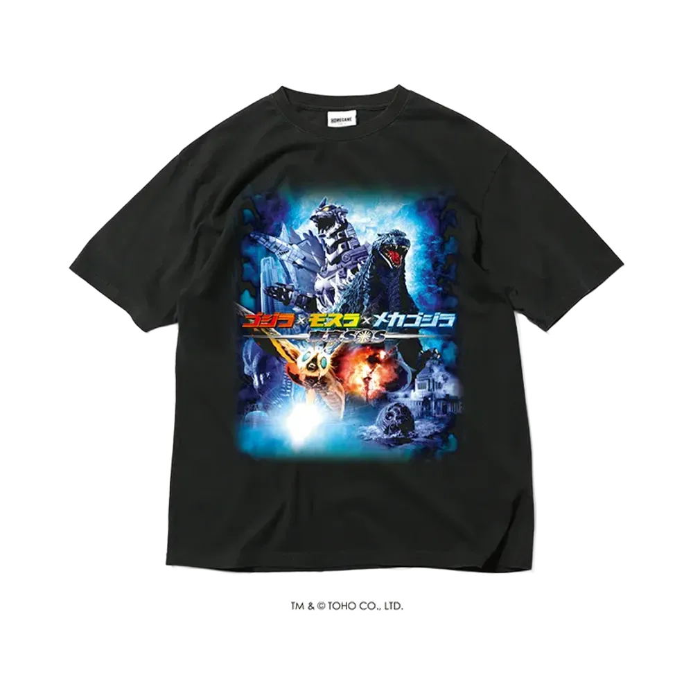 GODZILLA | HOMEGAME \ HOME GAME 2003 Godzilla: Tokyo SOS TEE BLACK