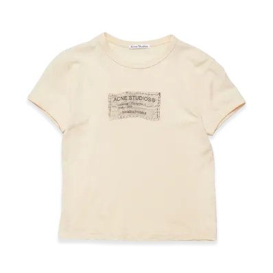 Acne Studios Printed T-Shirt Fitted Fit "Light Orange"