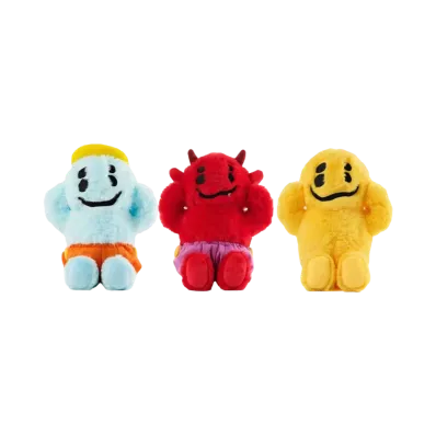 SAINT Mxxxxxx x Cactus Plant Flea Market Plush Smiles Set of 3 "Multi"