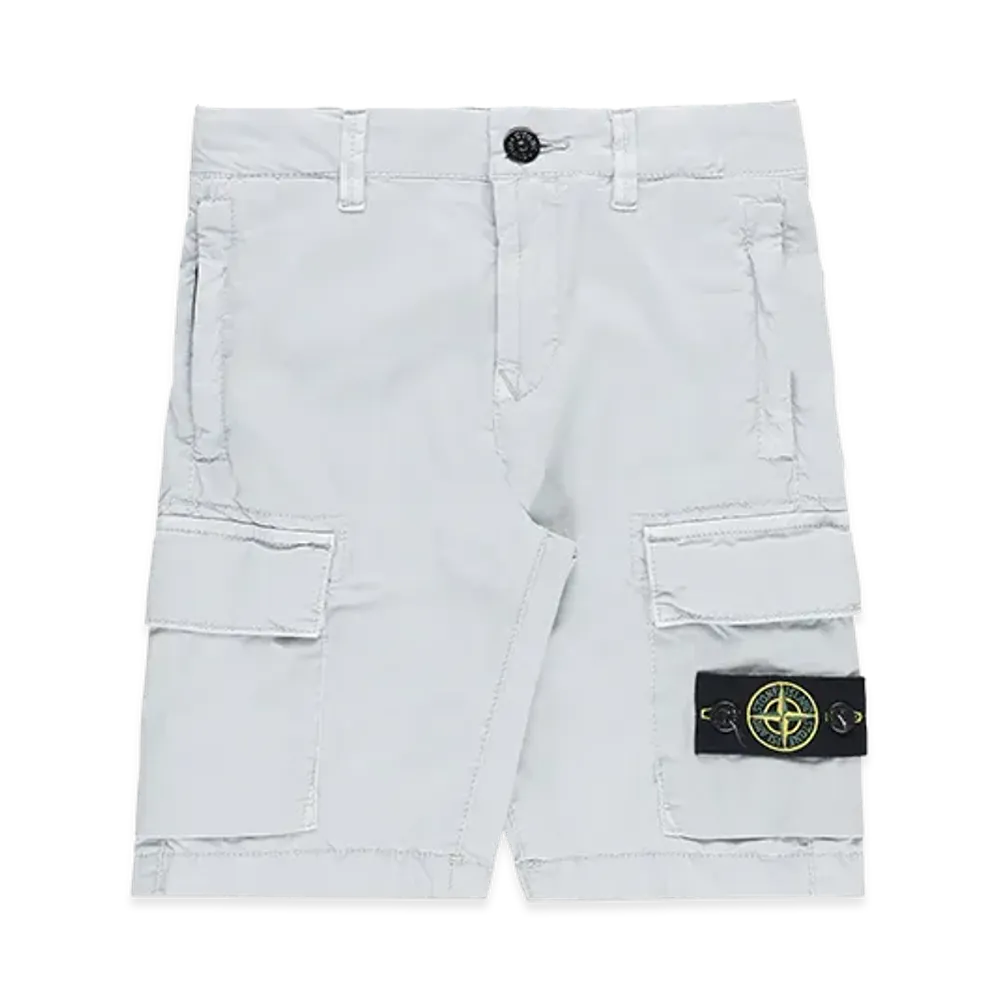 Stone Island Kids Shorts "Light Blue"