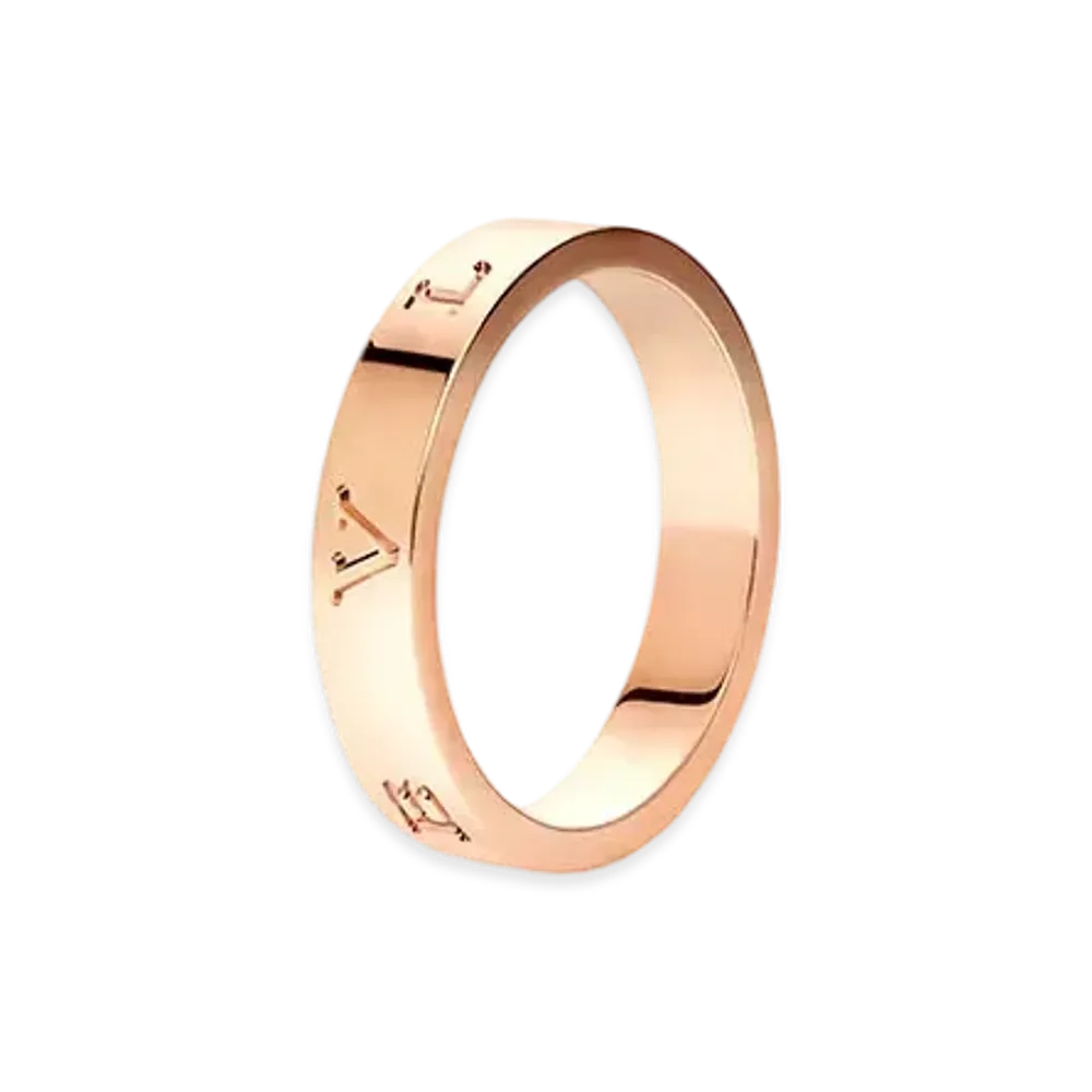 BVLGARI B.Zero1 Essential Band Ring 18K "Pink Gold"