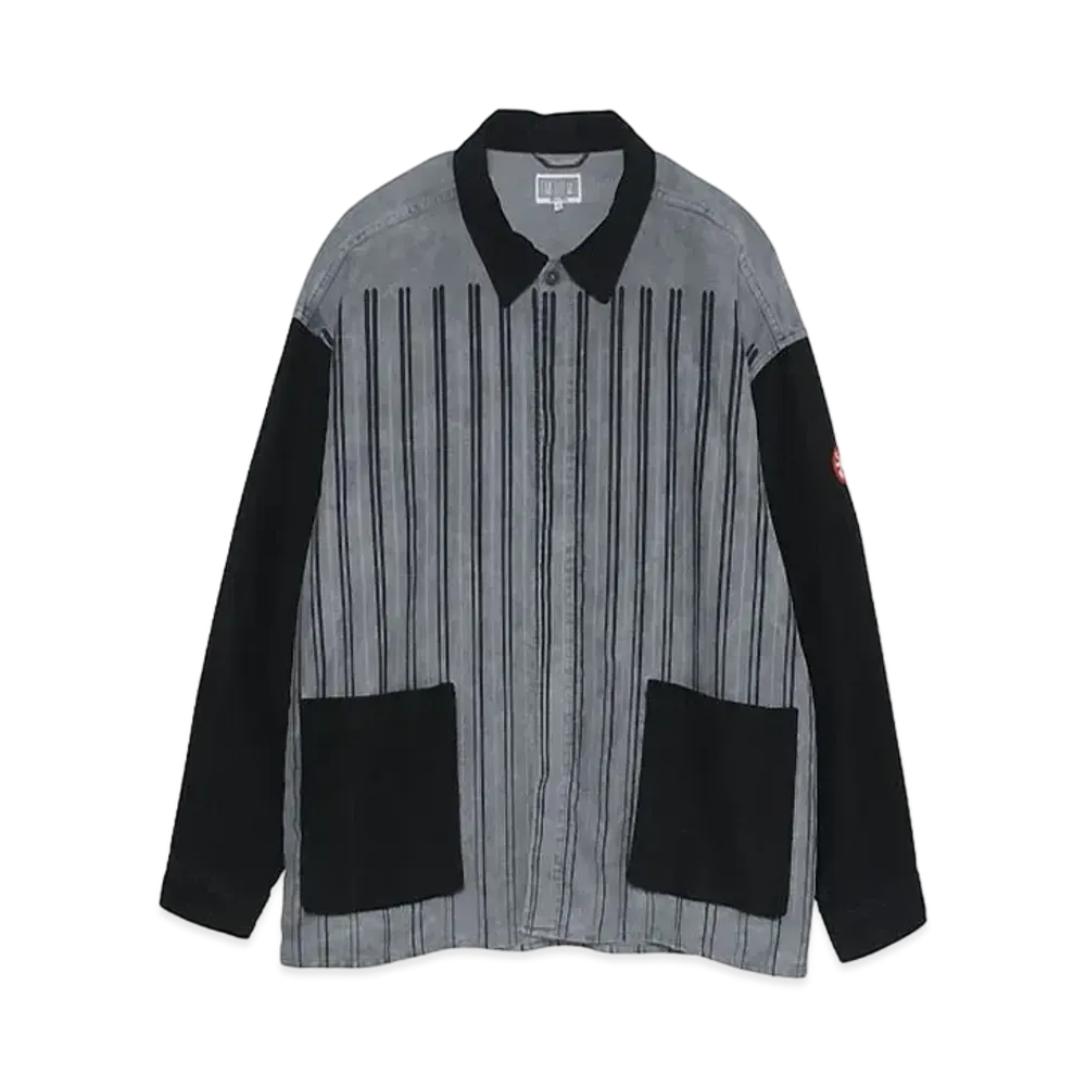 Cav Empt (C.E) STRIPE SHIRT JACKET "Grey"
