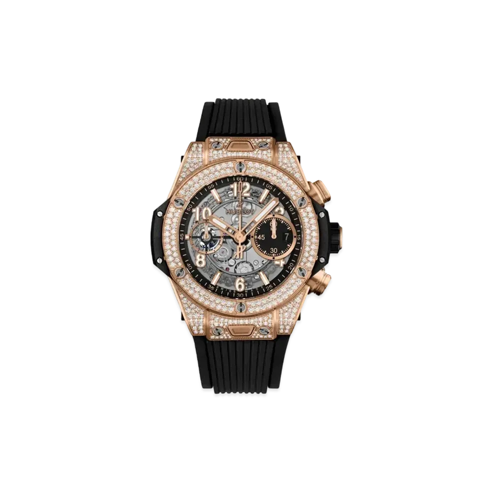HUBLOT Big Bang Unico King Gold Pave 42mm