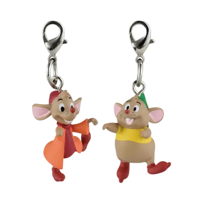 BANDAI "Ichiban Kuji" - Disney Princess Dream in color- E Prize Mini Figure Charm ~The pretty ones~ Jack & Gus