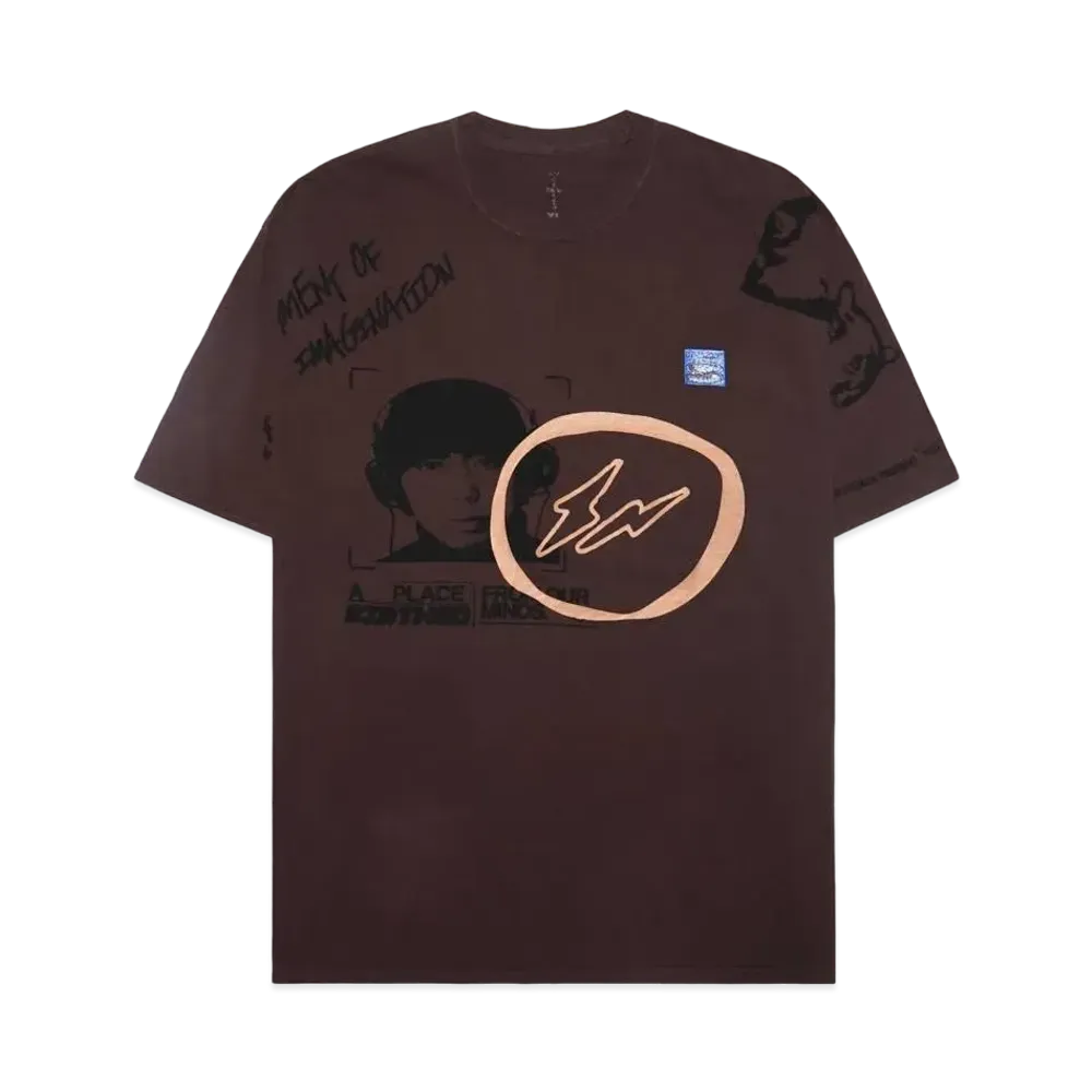 Travis Scott Cactus Jack For Fragment Hiroshi Tee "Braun"